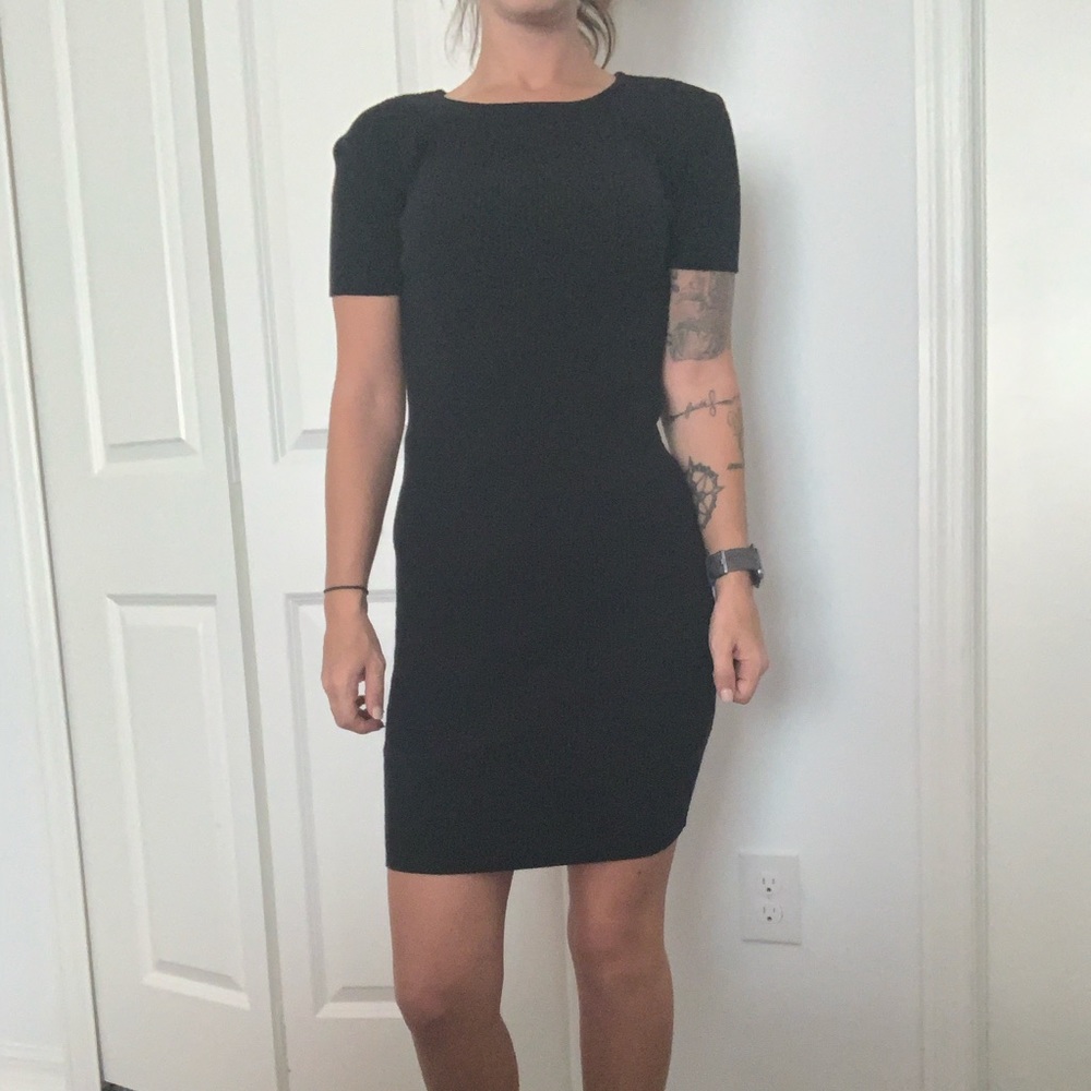 Black Knit Dress